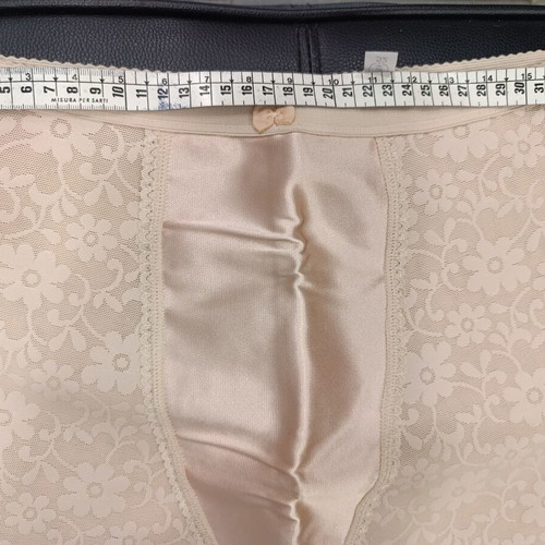 Shapewear corset shorts new, beige, double fabric, cellulite support