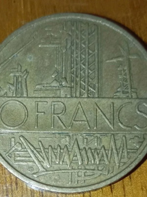 Νόμισμα 10 Φράγκα Γαλλία 1979 μεταχειρισμένο, χαλκονικέλιο