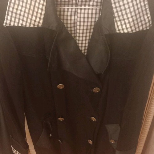 Women's trench coat like new, black