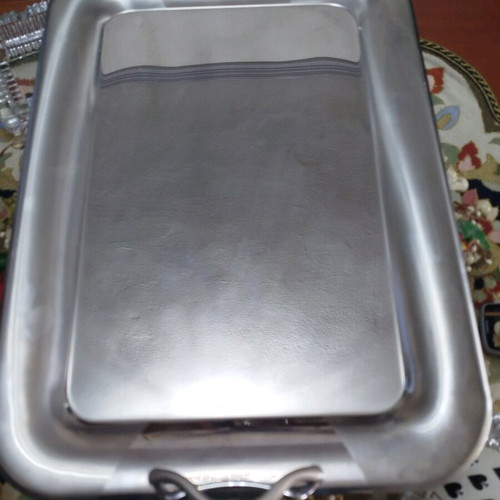 Silver Inox tray used