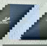  SWAROVSKI , ΑΣΗΜΕΝΙΟ ΣΕΤ ΛΑΙΜΟΥ & ΣΚΟΥΛΑΡΙΚΙΑ  .@1