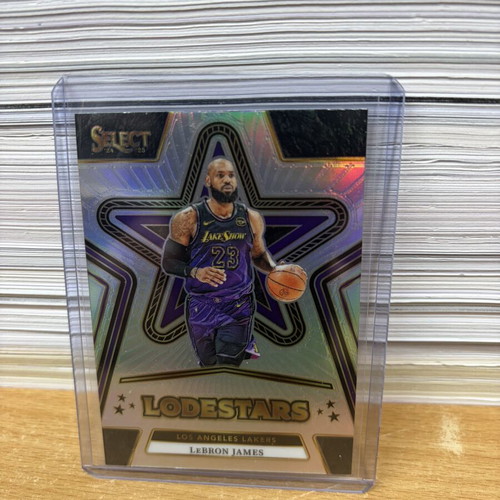 2024-25 Panini Select LeBron James Lodestars Silver Prizm #12 Lakers