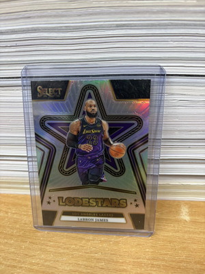 2024-25 Panini Select LeBron James Lodestars Silver Prizm #12 Lakers