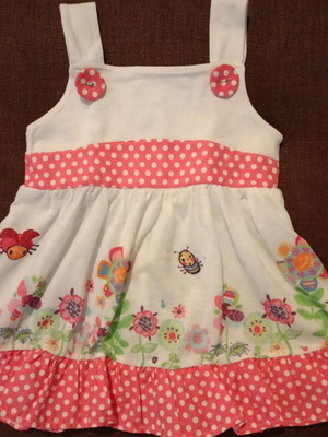 Summer dress for baby girl like new, size 6-12 months