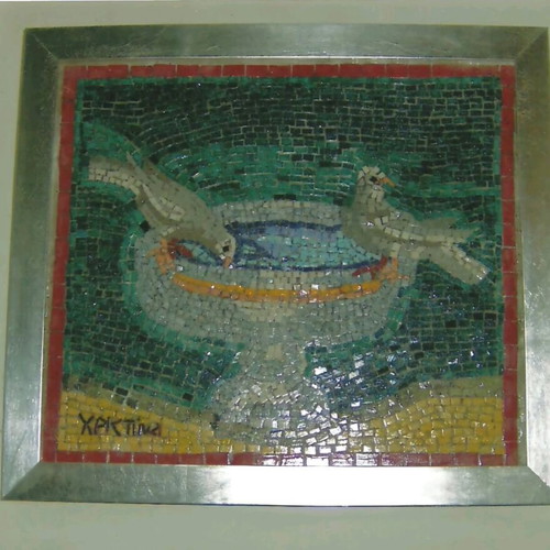 Theia Eucharistia mosaic new by Christina Kourenti
