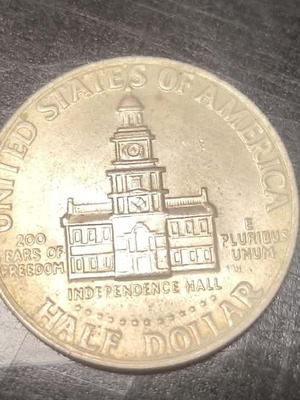 Silver Dollar used, set of 2 pieces 1776-1976