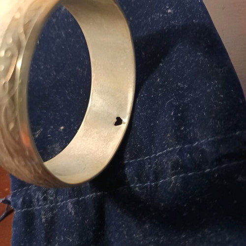 Silver bracelet used