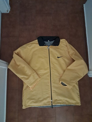 Nike men's jacket like new, yellow, size L