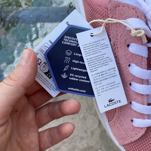 Lacoste sneakers new, size 36, pink