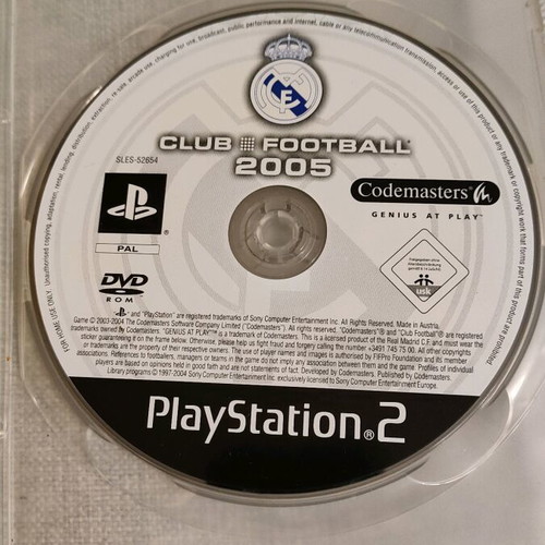 Club Football 2005 Real Madrid PlayStation 2 used