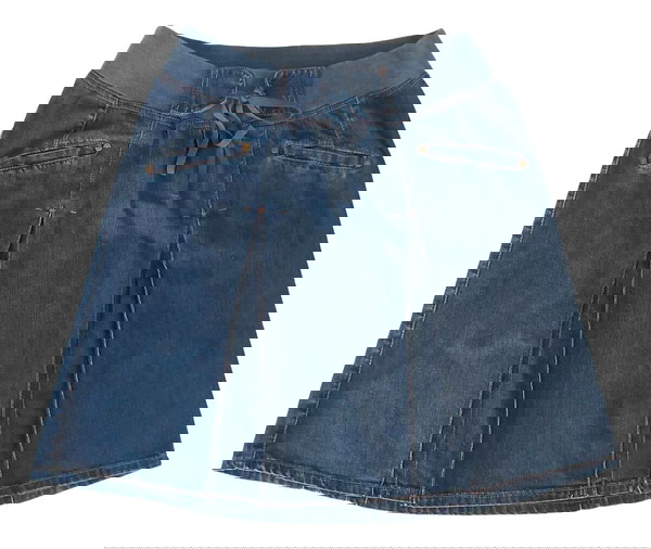 Blue jean φούστα εγκυμοσύνης Benetton, maternity skirt