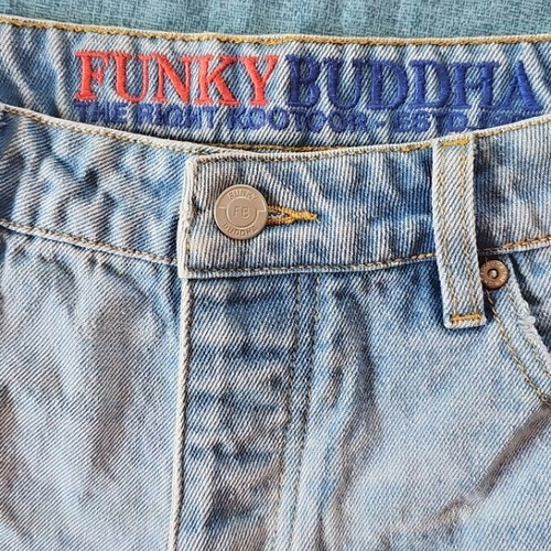 Funky Buddha denim shorts used, blue, size M