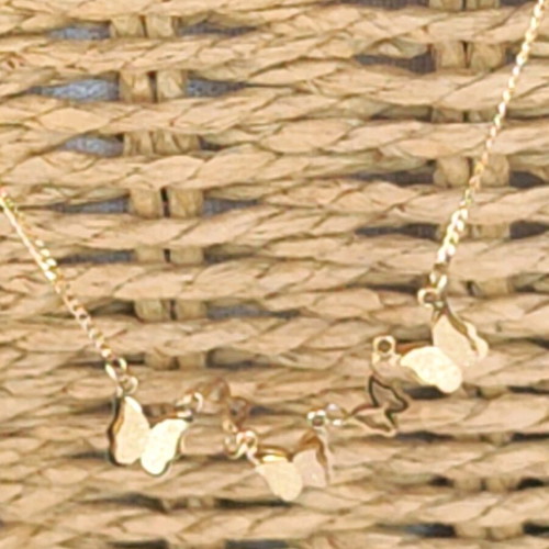 Steel Necklace New, Gold and Silver Color