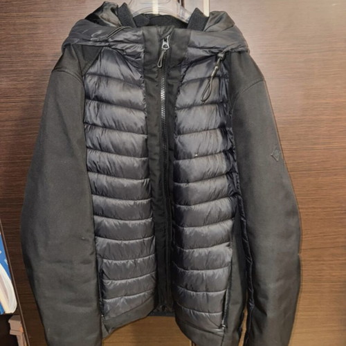 Funky Buddha black jacket used, size L, repairable pocket