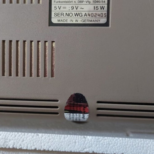 Commodore 64 like new with original box and warranty sticker