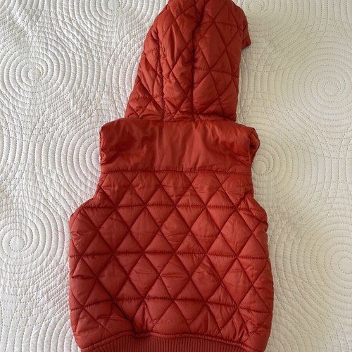 Zara sleeveless fleece vest, red, toddler size 92-98 cm