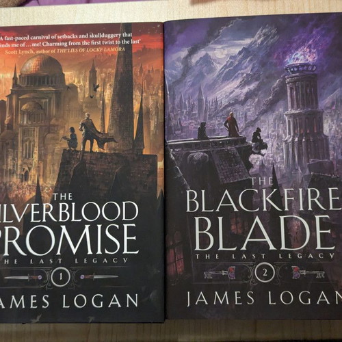 The Silverblood Promise and The Blackfire Blade signed numbered editions