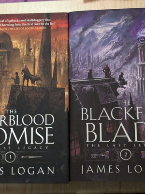 The Silverblood Promise and The Blackfire Blade signed numbered editions