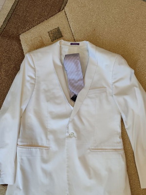 Prince Oliver luxury καλοκαιρινό λευκό κοστούμι σαν καινούργιο