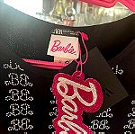  Zara x Barbie μαύρο κορμάκι με logo στρας,XL
