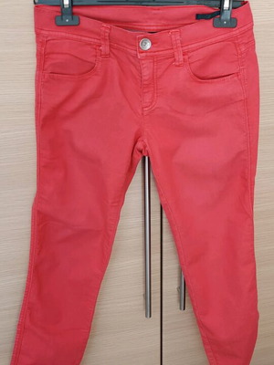 Benetton fuchsia jeggings like new, size 31 W