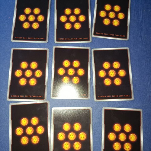 Dragonball Super Card Game 9 Expansion Rare Cards like new, 5 Foil