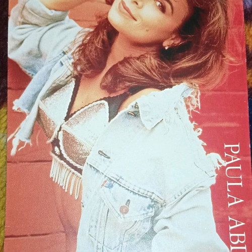 Paula Abdul postcard new, 90s decade