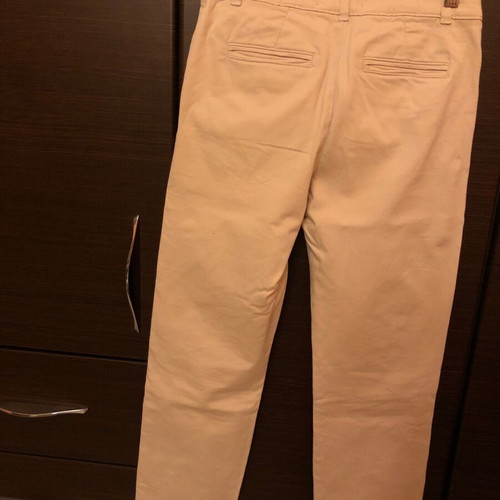 ZARA fabric beige pants straight fit like new for boy 11 years