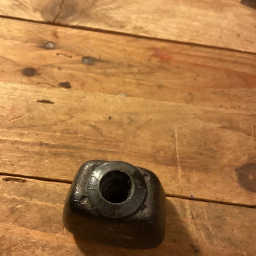 Fiat gearshift lever used, vintage 1968-1972 logo