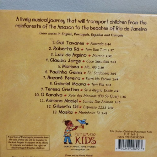Brazilian Playground Putumayo Kids CD used, Latin