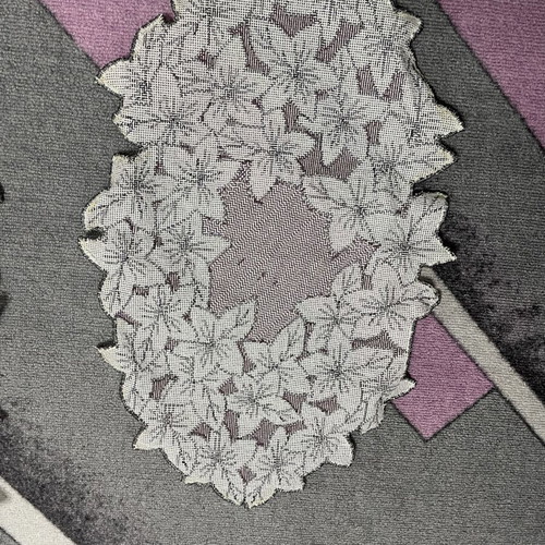 Handmade cross-stitch embroidery, new, traditional design