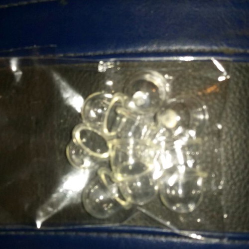 Fuel bulbs set of 10, transparent, suitable for chainsaws and brushcutters