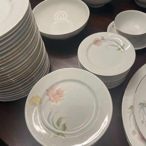 Rosenthal dish set used, 24 shallow, 12 deep, 12 fruit, 12 dessert plates