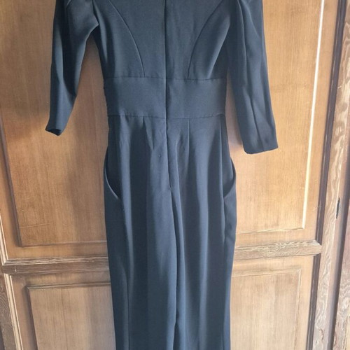 Elisabetta Franchi black one-piece jumpsuit like new