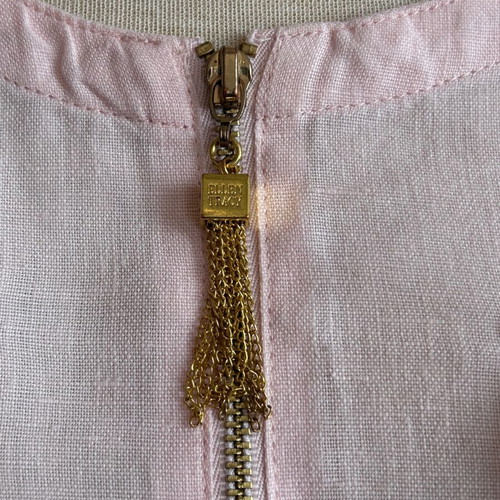 Ellen Tracy linen tunic in pale pink like new, size M