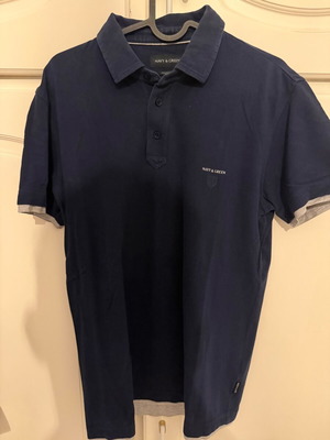 Polo μπλούζα Navy & Green σαν καινούργια, μέγεθος Medium, σκούρο μπλε