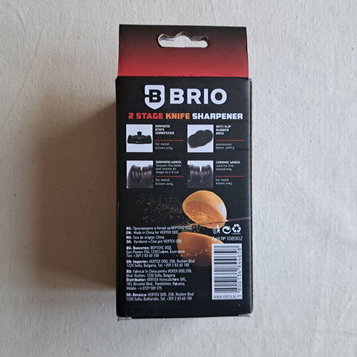 Two-Stage Knife Sharpener with Suction Base New