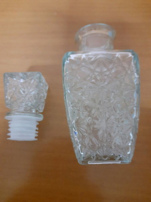 Glass drink container 250ml new