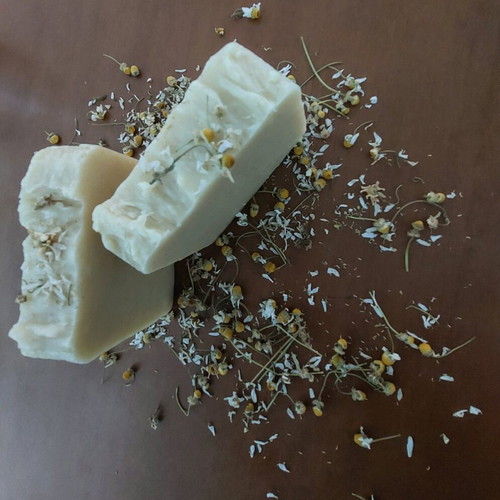 Handmade soap with chamomile and oats 110-120gr new