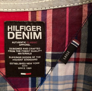 Tommy Hilfiger Denim Πουκάμισο Large Σε πολύ καλή κατάσταση Τιμή 15 Ευρώ