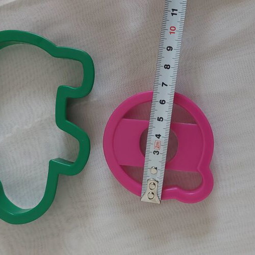 Plastic Cookie Cutters Set of 10 Letters and Animals like new
