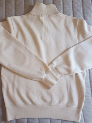 Gant Unisex Πουλόβερ Μακρυμάνικο με Φερμουάρ Medium Μεταχειρισμένο, Άσπρο