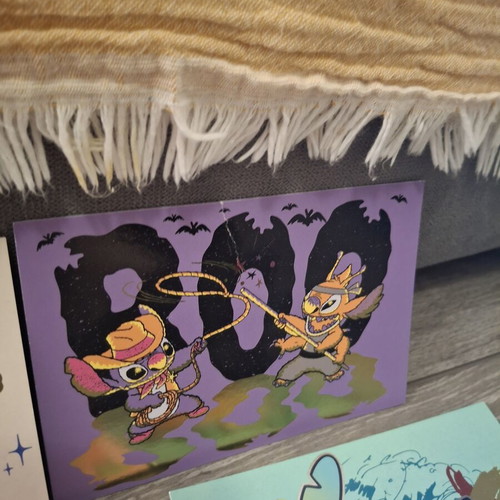Disney Lilo & Stitch Angel set of 9 collectible mini art prints new