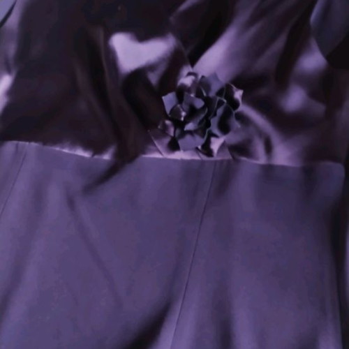 Vintage set skirt blouse used, georgette with satin fabric