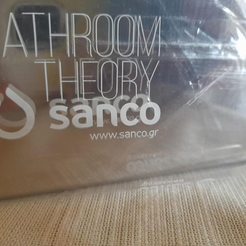 Sanco Monogram bathroom tissue holder model 120407 chrome finish new