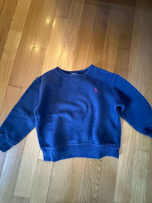 Ralph Lauren μπλε σκούρο φούτερ μεταχειρισμένο για 4-5 ετών με χαλαρή φόρμα