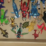 Transformers Beast Wars figures used, some complete, some incomplete