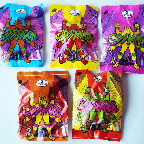 Vintage 80's Cosmix El Greco aliens sealed pack new