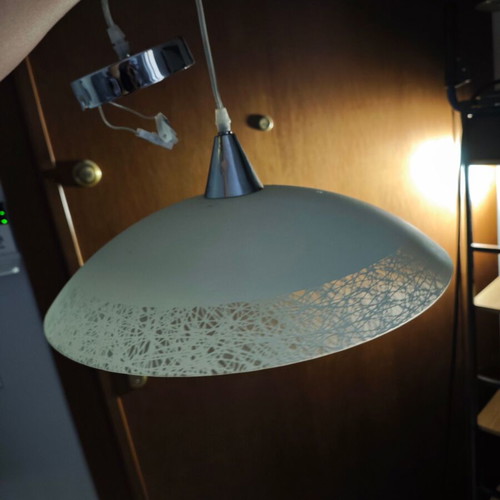 Ceiling light pendant white matte like new