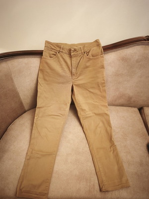 Sarah Lawrence Jeans women's fabric pants beige used, size M